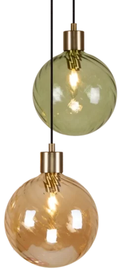 Elara taklampe rondell 5lys 40cm flerfarget