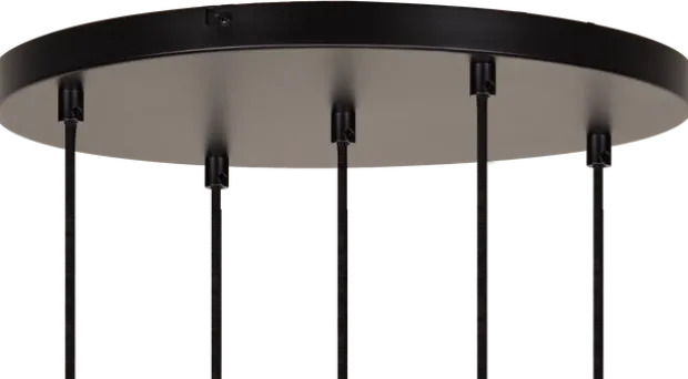Elara taklampe rondell 5lys 40cm flerfarget