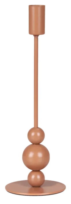 Elle lysestake 26,4cm terrakotta
