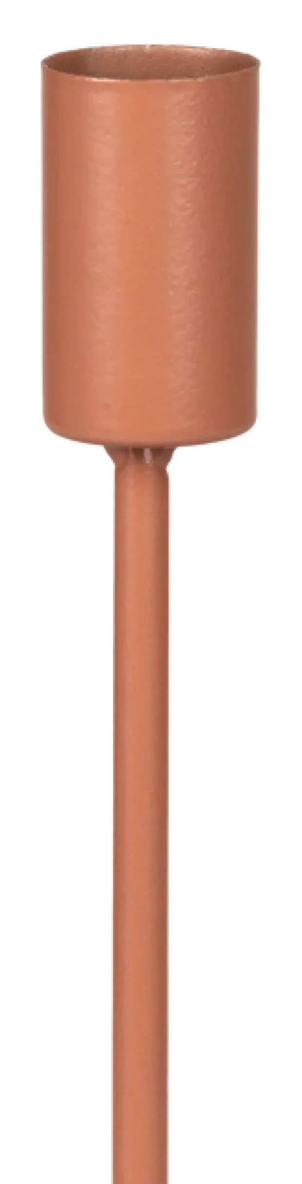 Elle lysestake 26,4cm terrakotta