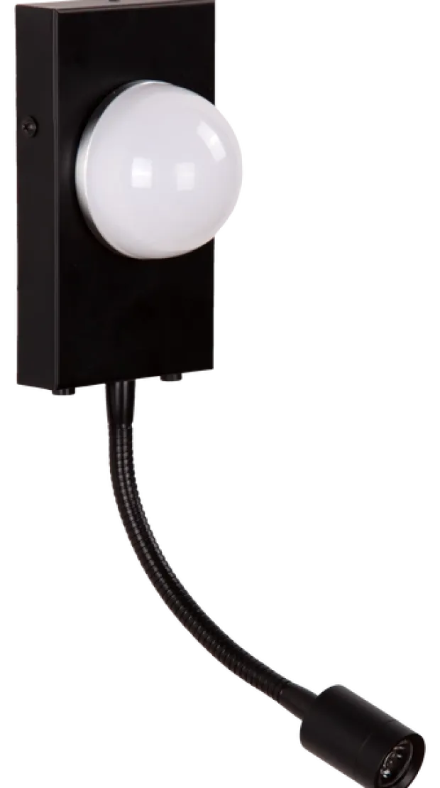 Elma LED vegglampe med lesearm 12cm grå