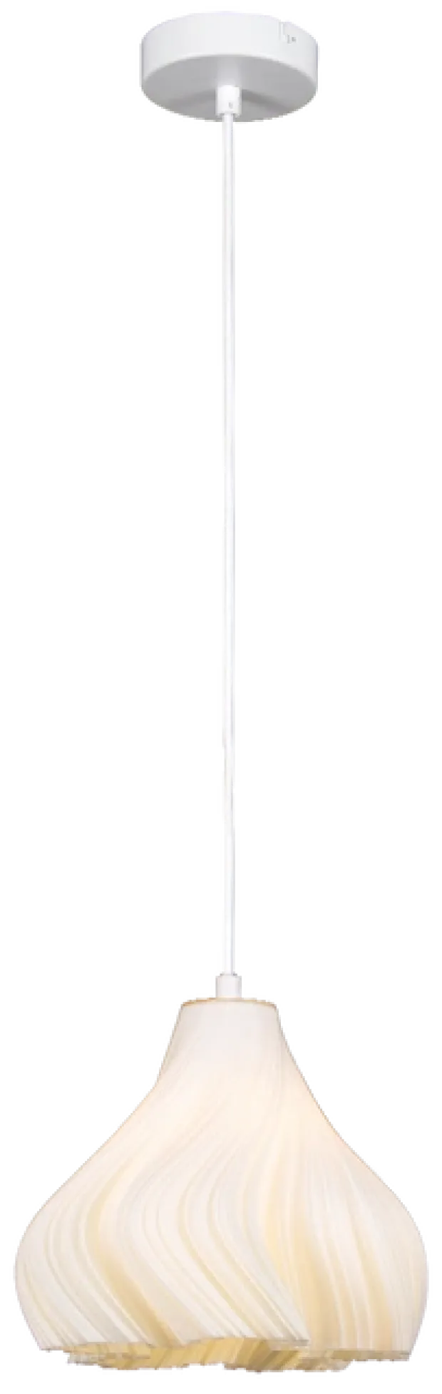 Elysian 3D Art taklampe 22cm hvit