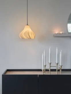 Elysian 3D Art taklampe 22cm hvit