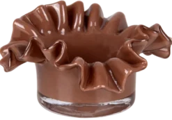 Erle lykt 13,5cm brun