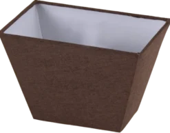 Erle skjerm rektangel 20cm brun