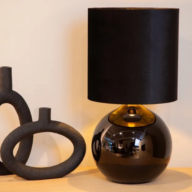Esterad bordlampe 47cm sort