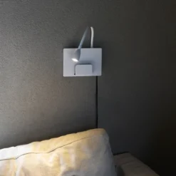 Farris LED leselampe vegg 35cm hvit