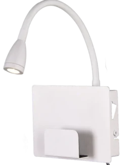 Farris LED leselampe vegg 35cm hvit
