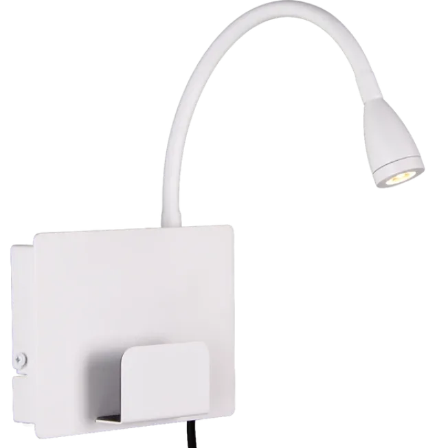 Farris LED leselampe vegg 35cm hvit