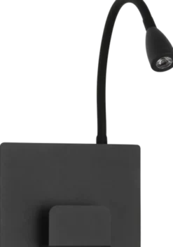 Farris LED leselampe vegg 35cm sort
