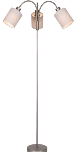 Felicia Trio gulvlampe uten skjermer 3lys 150cm stål