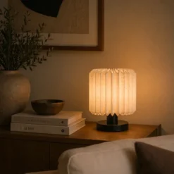 Fleur bordlampe 22cm sort