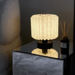 Fleur bordlampe 22cm sort
