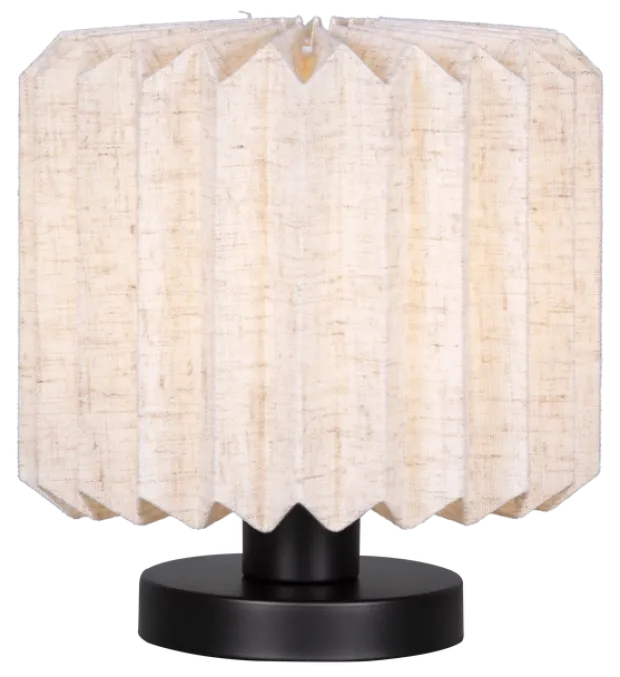 Fleur bordlampe 22cm sort