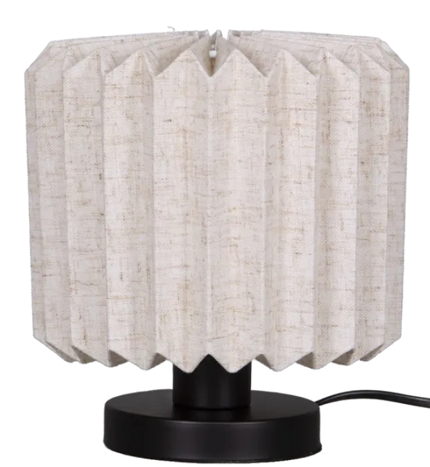 Fleur bordlampe 22cm sort