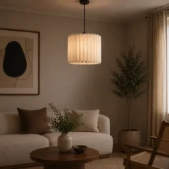 Fleur taklampe 40cm sort