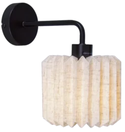 Fleur vegglampe 28,5cm sort