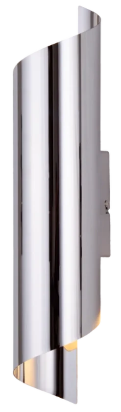 Flow vegglampe 2lys krom