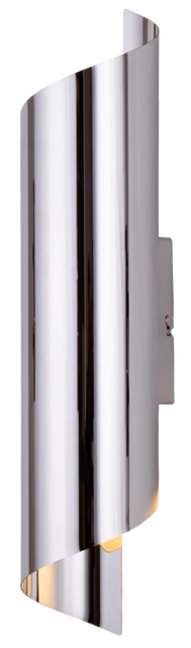 Flow vegglampe 2lys krom