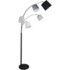 Foggy gulvlampe 5lys 200cm sort