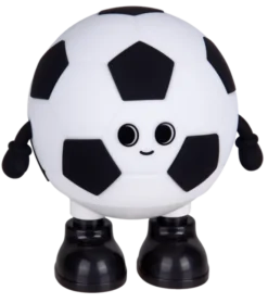 Fotball LED oppladbar bordlampe 12cm RGB