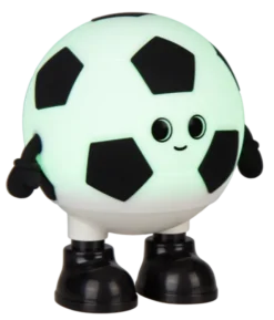 Fotball LED oppladbar bordlampe 12cm RGB