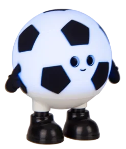 Fotball LED oppladbar bordlampe 12cm RGB