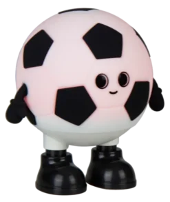 Fotball LED oppladbar bordlampe 12cm RGB