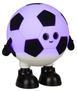 Fotball LED oppladbar bordlampe 12cm RGB