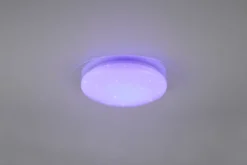 Frodeno LED plafond baderomslampe IP44 35cm RGBW hvit