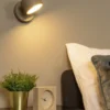 Gian leselampe vegg 13cm beige