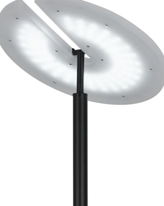 Glasgow LED uplight 2lys 190cm sort