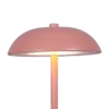 GlowGo LED oppladbar bordlampe 20,5cm rosa