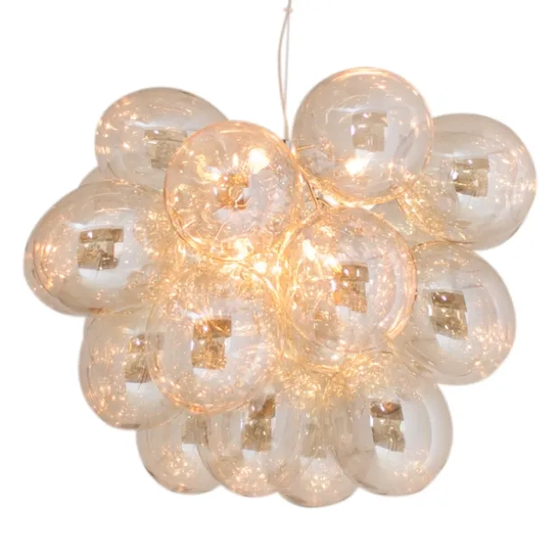 Gross Grande taklampe 62cm amber