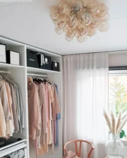 Gross plafond taklampe 50cm amber