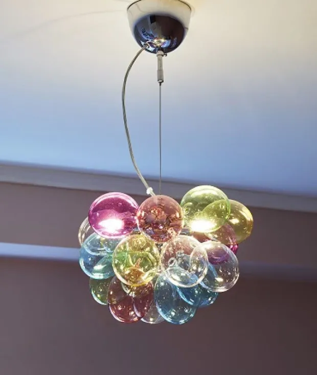 Gross taklampe 30cm flerfarget
