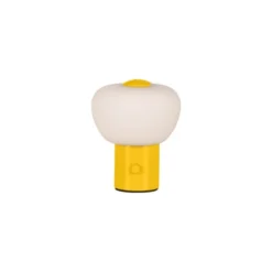 Gustav LED oppladbar bordlampe 9,5cm gul