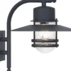 Hekkingen utelampe vegg IP54 40cm grå