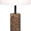 Helen LED bordlampe 27cm brun/opal