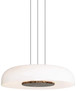 Helen LED taklampe 40cm brun/opal