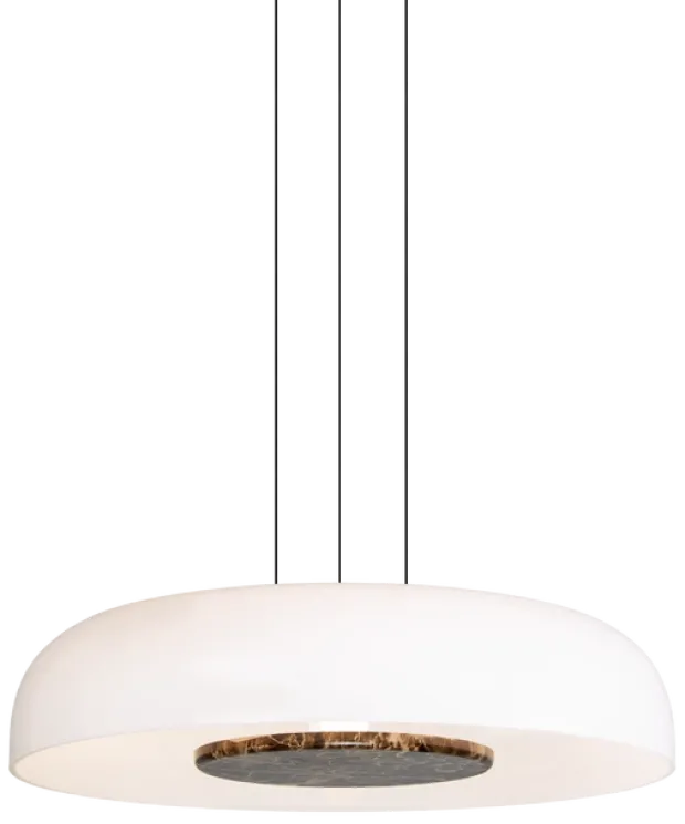 Helen LED taklampe 40cm brun/opal