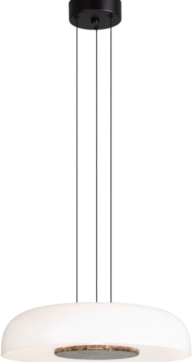 Helen LED taklampe 40cm brun/opal