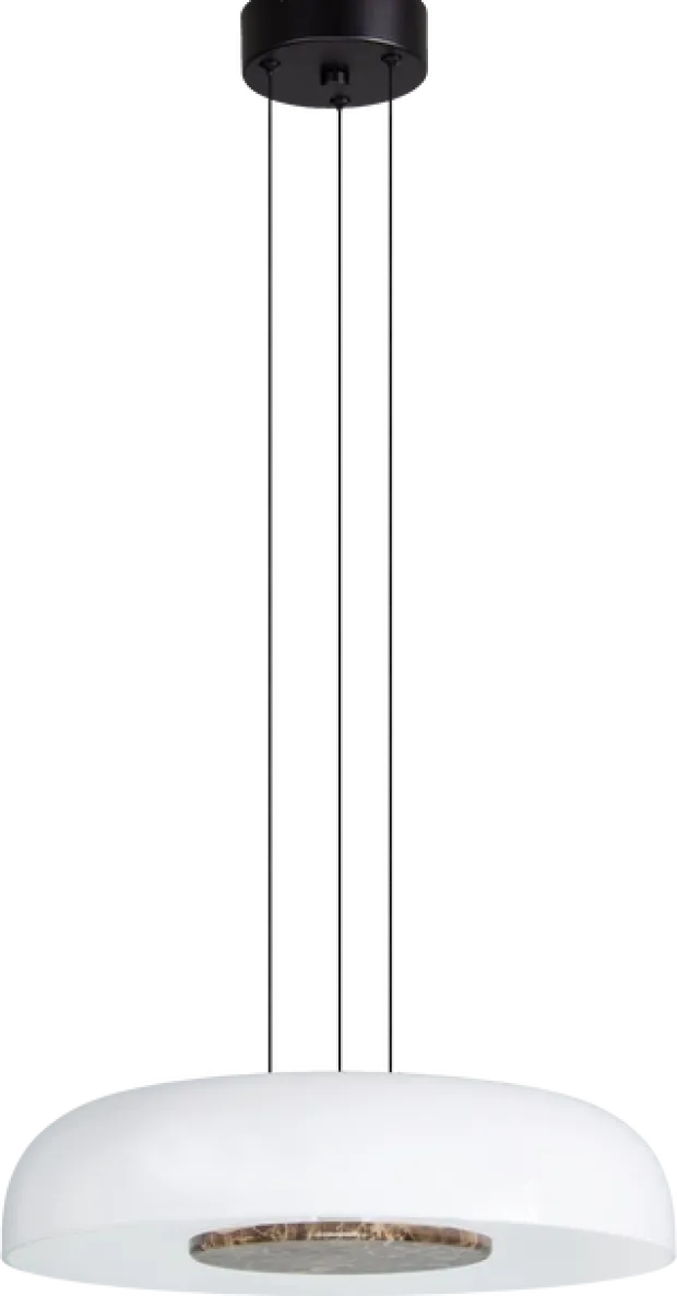 Helen LED taklampe 40cm brun/opal