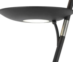 Helios LED uplight 2lys 197cm sort
