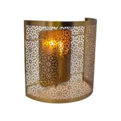 Hermine vegglampe 21cm messing