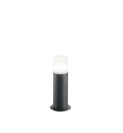 Hoosic utelampe stolpe IP44 30cm grå