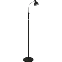 Hudson LED leselampe gulv 120cm sort