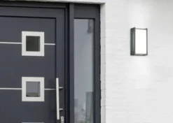Indus LED utelampe vegg IP54 23cm grå