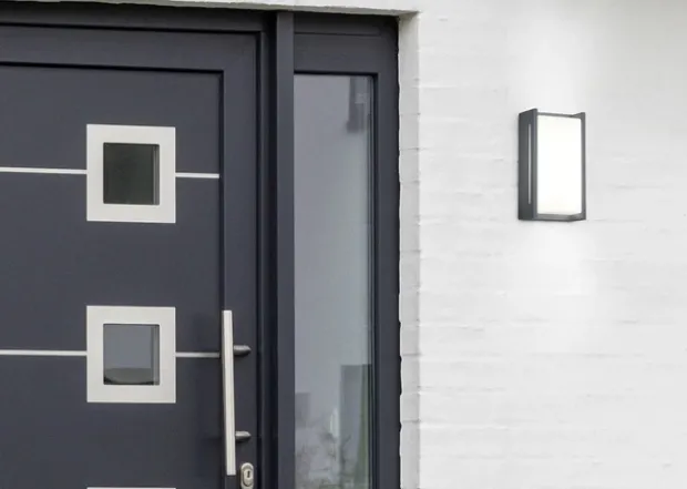 Indus LED utelampe vegg IP54 23cm grå