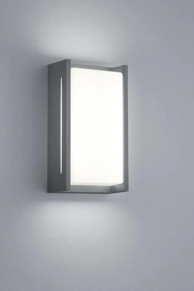 Indus LED utelampe vegg IP54 23cm grå